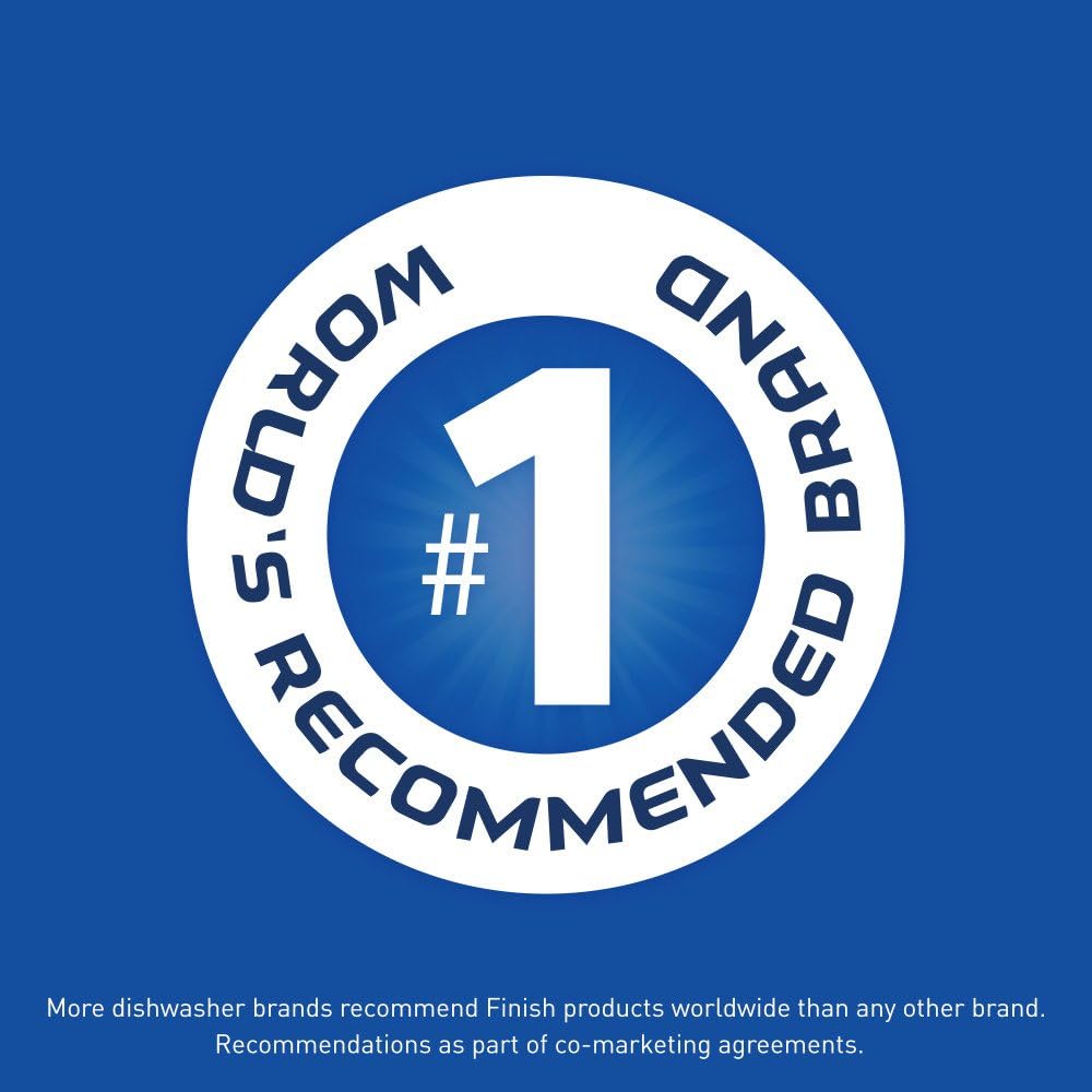 Finish - Max in 1-43ct - Dishwasher Detergent - Powerball - Wrapper Free Dishwashing Tablets - Dish Tabs - Packaging May Vary