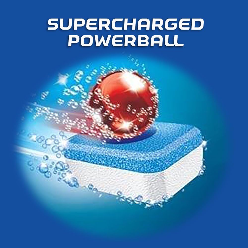 Finish - Max in 1-43ct - Dishwasher Detergent - Powerball - Wrapper Free Dishwashing Tablets - Dish Tabs - Packaging May Vary