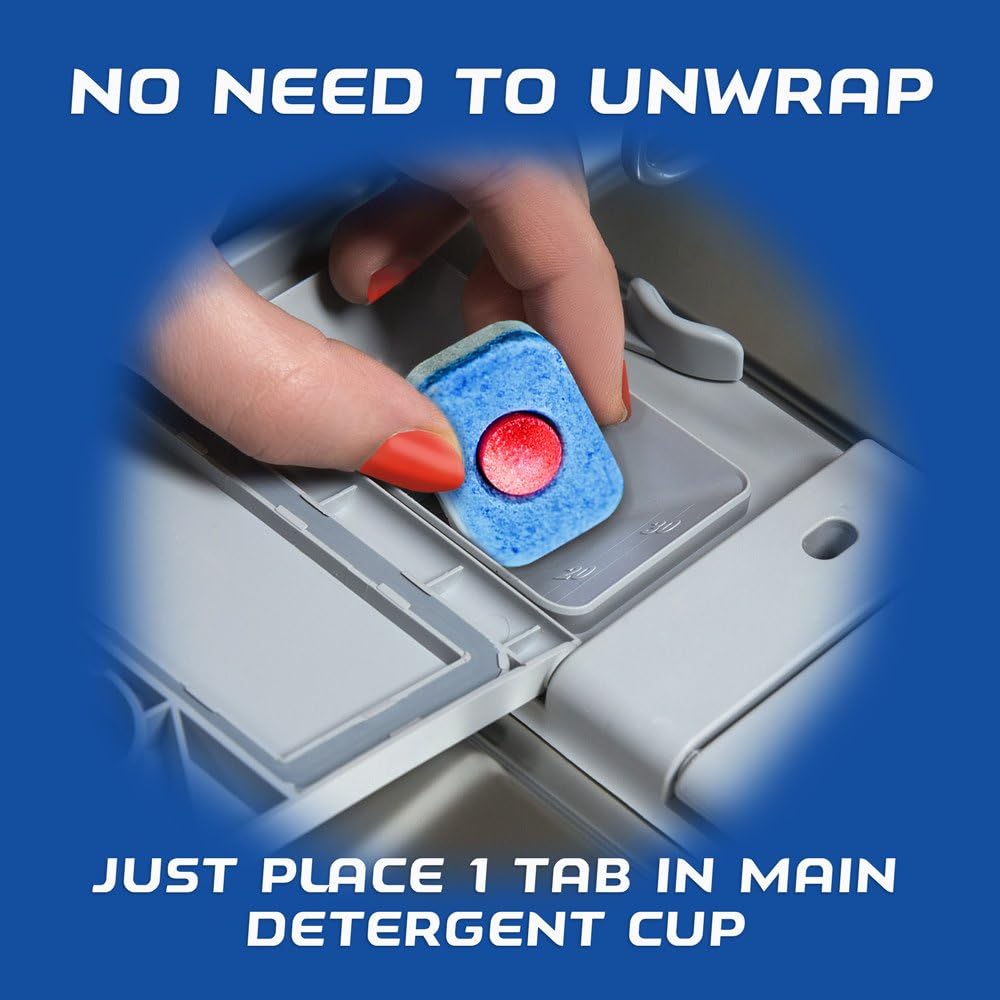 Finish - Max in 1-43ct - Dishwasher Detergent - Powerball - Wrapper Free Dishwashing Tablets - Dish Tabs - Packaging May Vary