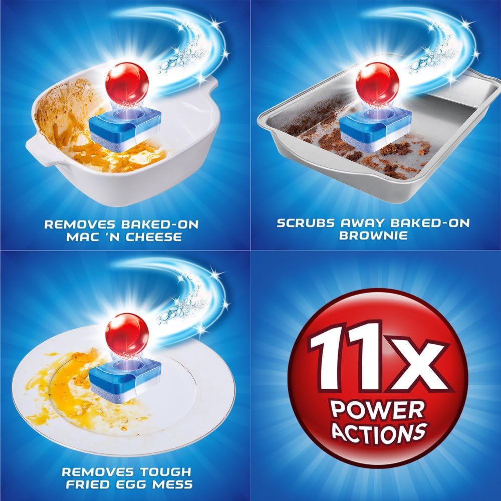 Finish - Max in 1-43ct - Dishwasher Detergent - Powerball - Wrapper Free Dishwashing Tablets - Dish Tabs - Packaging May Vary