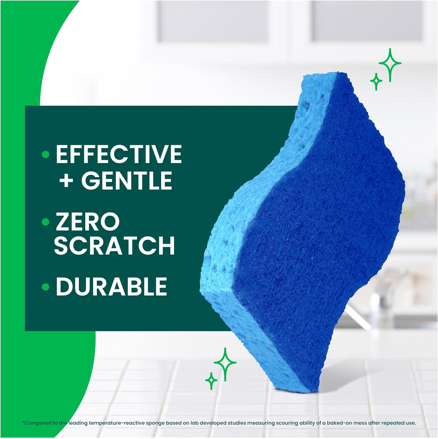 Scotch-Brite Zero Scratch Non-Scratch Scrub Sponges, 36 Pack